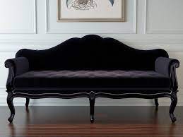 Lilith French Sofa Black Rococo Furniture Furniture Bedroom Furniture