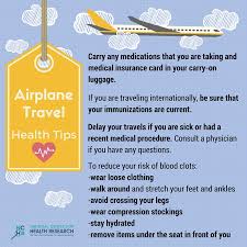 Simply sign up, answer a few questions, and schedule your appointment. 5 Airplane Travel Health Tips National Center For Health Research