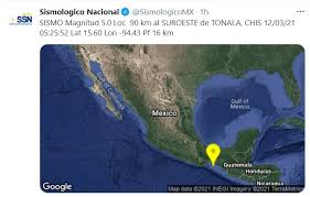 Sobre el artículo que aparece en el nyt el día de hoy 13 de junio sobre la línea 12 y la afirmación que algunos han. Un Sismo De Magnitud 5 0 Con Epicentro En Tonala Sacudio A Chiapas Este Viernes 12 De Marzo Infobae
