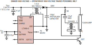 Please be careful if u repeating this circuit its very. Photoflash Capacitor Chargers Keep Up With Shrinking Cameras Analog Devices