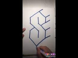 Peralatan yang digunakan untuk membuat grafiti ini juga bukanlah peralatan yang. Cara Membuat Huruf S 3 Dimensi Youtube