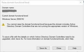 Wintel Spot Upgrade Forest And Domain Functional Level