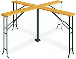 We have a big choice of styles, materials, and sizes, including folding, balcony, and extending tables. Deuba Folding Wooden Garden Table With Parasol 2 45m Hole Outdoor Party Furniture Amazon Co Uk Garden Outdoors