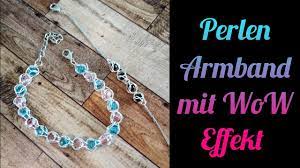 Sei es als fashion statement, oder als geschenk, makramee armbänder sind super easy selber zu machen! Armband Mit Wow Effekt Selber Machen Diy Schmuck Anleitung Perlenarmband Aus Draht Youtube