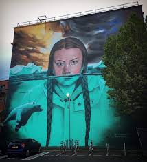 Greta Thunberg Arte De Rua Obras De Arte Arte