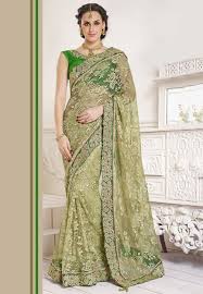 Light Olive Green Net Jacquard Saree With Blouse Sws4612 Saree Designs Party Wear Sarees Indian Clothes Online