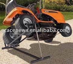 This lawn mower lift is easy to lift. Mower Lift Jack View Lawn Mower Stand Gn Product Details From Grace News Inc On Alibaba Com Lawn Mower Lawn Mower Repair Mower