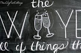 You won't believe how simple it was to create! New Years Chalkboard The Lilypad Cottage