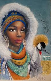 Desert Storm paper with prismacolor pencils