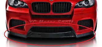 Car Accessories Carbon Fiber Vrs Style Front Lip Fit For 2008 2013 X6m E71 Front Bumper Lip Splitter Car Accessories Car Carbon Fiber