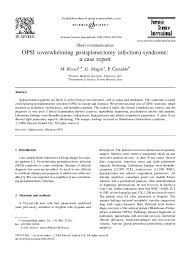 Image result for Overwhelming Postsplenectomy Infection