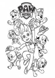 Ryder Jamie E I Cuccioli Disegni Da Colorare Paw Patrol Per Bambini Disegni Da Colorare Libri Da Colorare Disegni