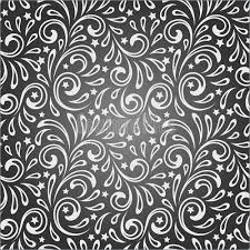Abstract seamless pattern black and white. Floral Black And White Pattern
