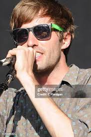 Vocalist/Guitarist Jesse Lacey of Brand New performs during the 2008...  News Photo