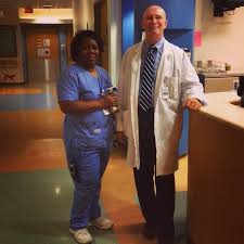 Kaye Sims and Ken Steenson are two great employees at the Children's  Hospital! Ken even gave us a tour! #MedicalMonday