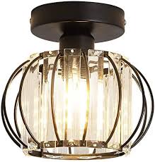 If you're still in two minds about flush mount ceiling light for hallway and are thinking about choosing a similar product, aliexpress is a great place to compare prices and sellers. Yyjlx Semi Flush Mount Ceiling Light Fixture Antique Metal Mini Crystal Chandelier Flush Mount Ceiling Light Fixtures Ceiling Lights Light Fixtures Flush Mount