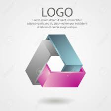 Logo designer for business using text, with letters and photos. Abstract Volumetric Triangle 3d Logo Modern Design Royalty Free Cliparts Vectors And Stock Illustration Image 73882350