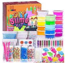 Amazon Mooham Diy Slime Kit Supplies 17 49 With Code 50kbvzac Deals Finders Slime Containers Slime For Kids Slime Making Kit