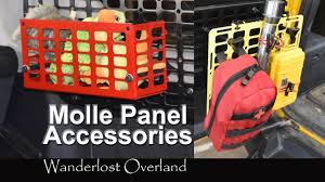 From tools, first aid kits, to paper towels and even fire extinguishers. Molle Storage Panel Accessories Youtube