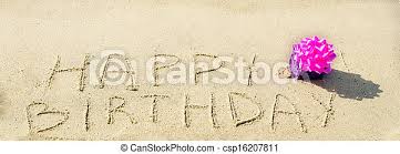 All of it is available at party yard huntington beach. Sign Happy Birthday On The Sandy Beach Sign Happy Birthday With Gift On The Sandy Beach Canstock