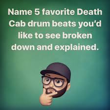 Streaking colors, blurred to one. What Dcfc Drum Beats Would You Like Death Cab For Cutie Facebook