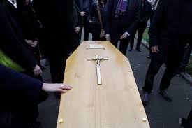 Image of FAMILY OF SOLDIER KILLED IN AFGHANISTAN MOURN AT FUNERAL IN