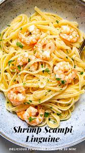 Shrimp Scampi Linguine Seafood Dinner Dinner Party Recipes Italian Recipes