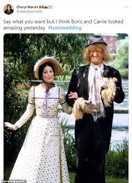 Carrie johnson has announced she is expecting her second child with husband boris in a post on instagram, where she said the pair were hoping for our rainbow baby this christmas. Twitter Wags Reckon Boris Johnson And Carrie Look Like Aunt Sally And Worzel Gummidge Australiannewsreview