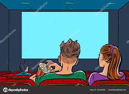 Resultado de imagen de palomitas cine pareja