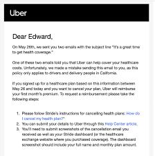 Your insurance rate won't go up as a result. Uber Offers To Pay For Drivers Health Insurance And Then Yanks It Away The Verge