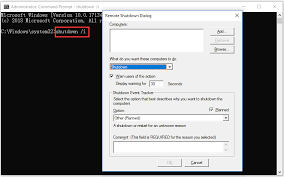 How To Remotely Shut Down Windows 10 With Cmd Command Line In 2020 Windows 10 Command Computer Network