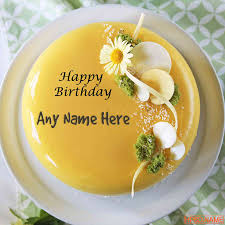 Maybe you would like to learn more about one of these? Beautiful Yellow Fruit Birthday Wishes Cake With Name