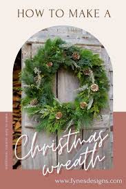 Complete your christmas with our collections of outdoor decor for winter, christmas decor tutorials, and how to use fresh evergreen to decorate. Traditional Christmas Wreath Canada Diy Fynes Designs