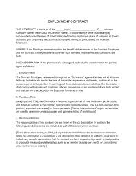 Out of all the types of real estate contracts, this is the most common. Employment Contract Definition What To Include