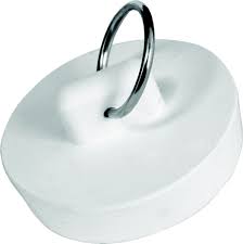 4 inch white rubber sink stopper