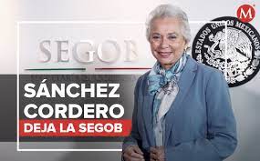 Olga sánchez cordero deja la secretaría de gobernación para reincorporarse a sus actividades legislativas en el senado; Ucdaey1jdvdtqm