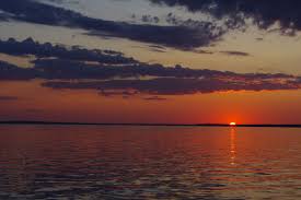 Sunset On Houghton Lake Otsego Lake Higgins Lake Michigan Houghton Lake