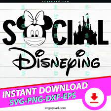 Social Disneying Svg Minnie Mouse Disney Quarantine Face Mask Svg