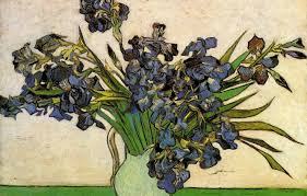 Pintura di vincent van gogh (pap) chrysanthemums and wild flowers in a vase (en). Wallpaper Flowers Vase Still Life Vincent Van Gogh Vase With Irises Images For Desktop Section Zhivopis Download