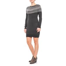 artisan ny fair isle sweater dress long sleeve for women