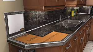 Tiled Countertops Provide The Ultimate In Durability And Practicality And Come At A Fractio Tile Countertops Tile Countertops Kitchen Granite Tile Countertops