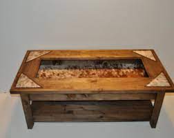 Provides unpolished elegance to your space. Western Coffee Table Etsy