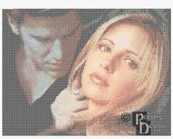 Which is the best cross stitch pattern for angels? Buffy The Vampire Slayer And Angel Cross Stitch Pattern Various Artists Buffy The Vampire Slayer Cd 900x900 Png Download Pngkit