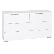 The modern style will fit perfectly in a guest room, a child's or teen's room, or even a dorm where space is limited. The Louie 6 Drawer Chest Features The Sleek Styling That Modern Design Is Known For Plus A Brig All Modern Furniture Furniture Makeover Dresser Double Dresser