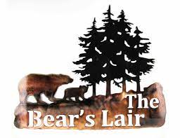 Park bear metal sign yellowstone national falcibaba.com. Custom Bear Sign Let Sunriver Metal Works Create A Special Sign For You