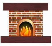 Image result for clip art fire place