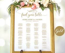 Gold Wedding Seating Chart Template Printable Wedding Seating Chart Poster Minimalist Elegant Seating Chart Signs Editable Vw38