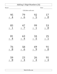 Lp 2 Digit Plus 1 Digit Addition 1st Grade Math Worksheets Addition Worksheets Math Worksheets