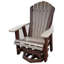Qw Amish Adirondack Swivel Glider Quality Woods Furniture Swivel Glider Swivel Glider Chair Poly Outdoor Furniture