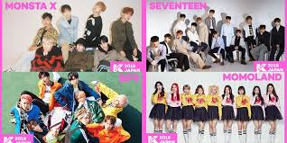 Please support both of them (and the8) . Monsta X Seventeen Sf9 Momoland Samuel Kim And Stray Kids Announced For Kcon 2018 Japan Allkpop